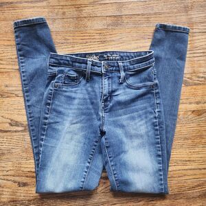 Mossimo High Rise Blue Jegging Skinny Jeans Size 0/25R Indie Sleaze Rockstar
